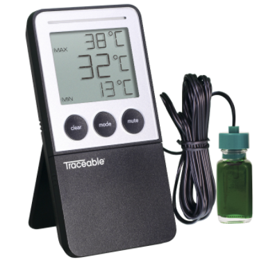 TRACEABLE(溯源)带瓶探针的可追踪冰箱/冰柜数字温度计 5650TR
